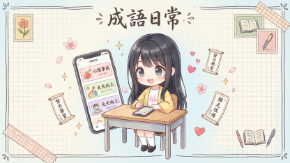 《成語學習卡》讓學習變成一場溫柔的視覺挑戰