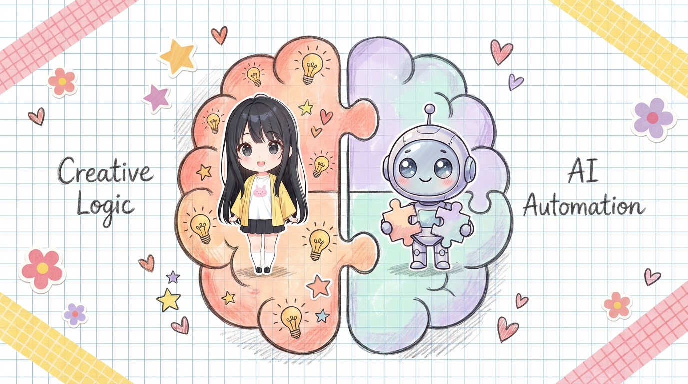 Vibe Coding 挑戰：Creative Logic + AI Automation 大腦拼圖